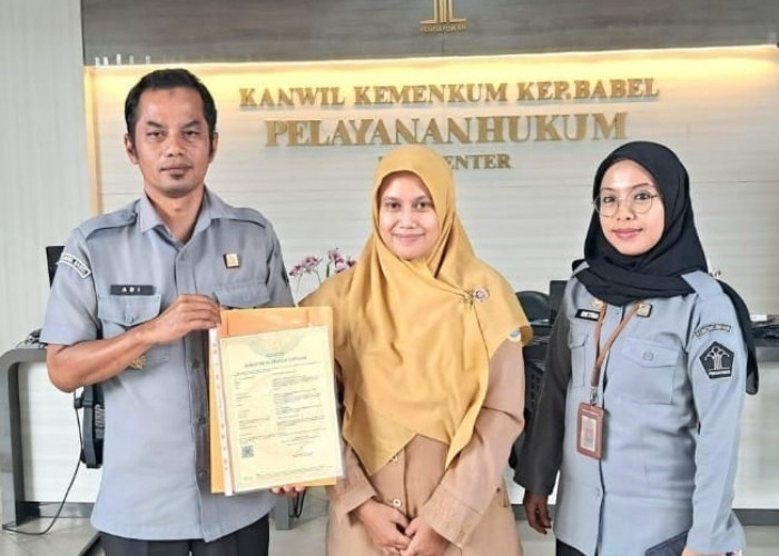 SOBAT HEBAT Resmi Dapat Hak Cipta, Kemenkum Babel Perkuat Perlindungan KI