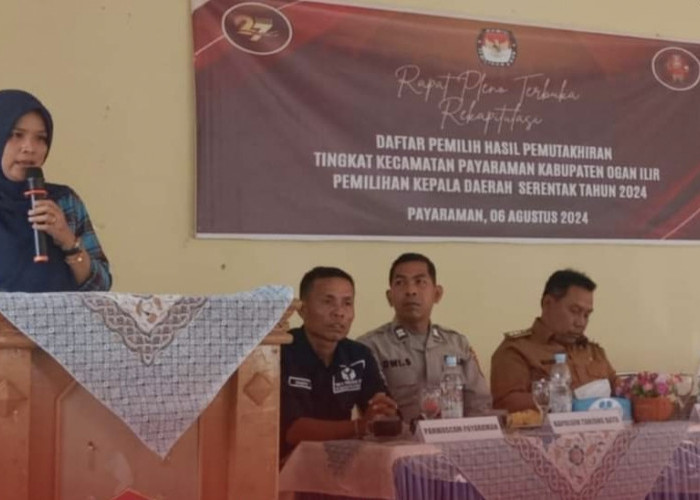 Proses Coklit Rampung, Komisioner KPU Ogan Ilir Monitoring Pleno Rekapitulasi DPHP 