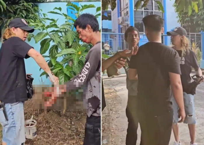 Jukir Liar Depan Alfamart Tusuk Driver Ojol, Pelaku Diciduk Jatanras Polda Sumsel