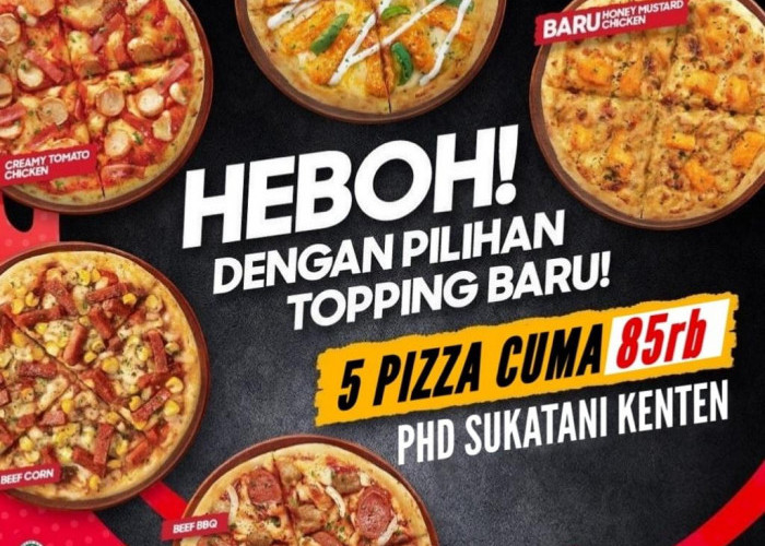 Buruan, Promo 5 Box Pizza Cuma 85.000