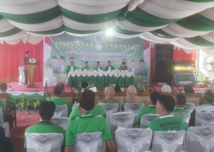 Pastikan Muscab PPP Berjalan Kondusif, Personel Sat Intelkam Polres Ogan Ilir Standby Lakukan Pengamanan