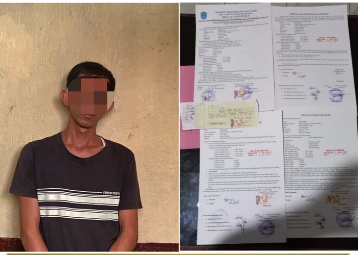 Gegara Nipu Petani, Pria Pengangguran di Talang Dukun Ogan Ilir Jadi Tahanan Polsek Tanjung Raja