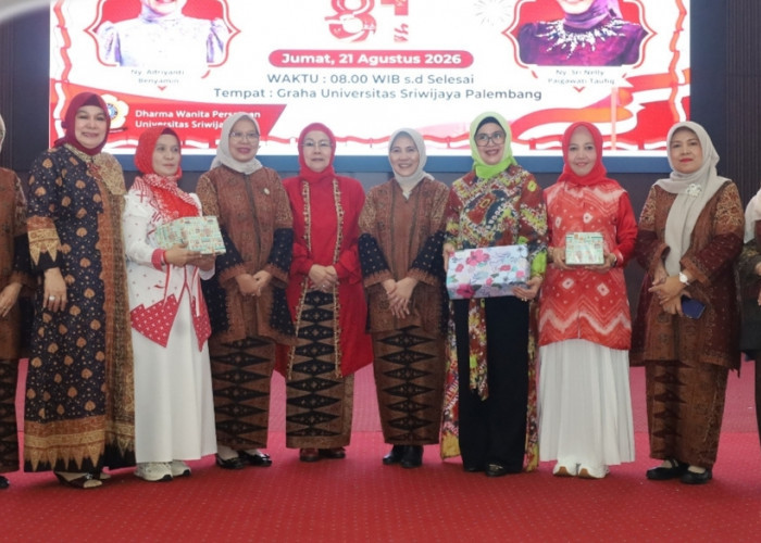 Pertemuan Rutin DWP KPA Unsri Semarakkan HUT ke-81 Kemerdekaan RI