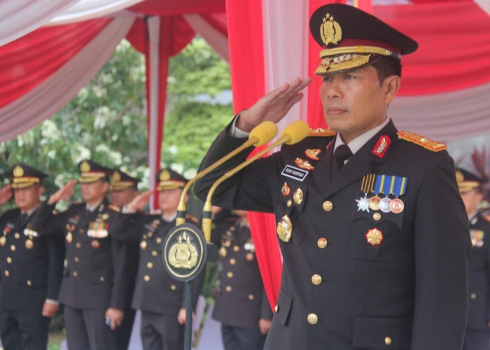 Wakapolda Sumsel Pimpin Upacara HUT ke-81 RI, Ini Pesan untuk Seluruh Personel