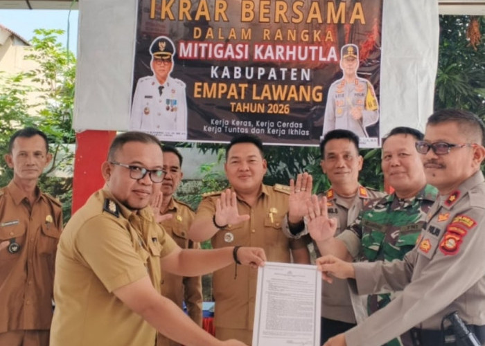 Cegah Karhutla 2026, Polres Empat Lawang Bergerak Serentak di 9 Kecamatan
