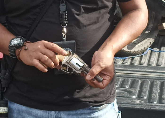 Simpan Senjata Api Rakitan Revolver, Pria Asal Jejawi OKI Diringkus Polisi