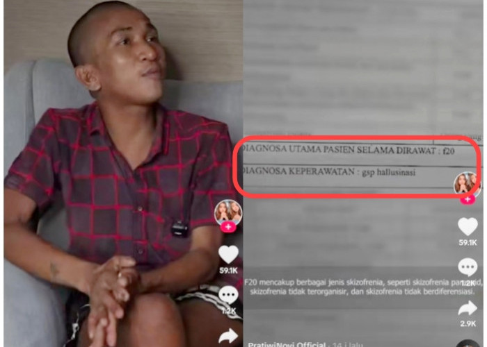 Debat Warganet Soal ODGJ, Teh Novi Beberkan Diagnosa Medis Rifin Dengdeng Mengidap F20 alias Skizofrenia