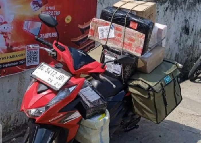 Parkir Sebentar di Kantin Sekolah, Motor Milik Kurir di Palembang Raib Dicuri Beserta Paket-Paketnya 