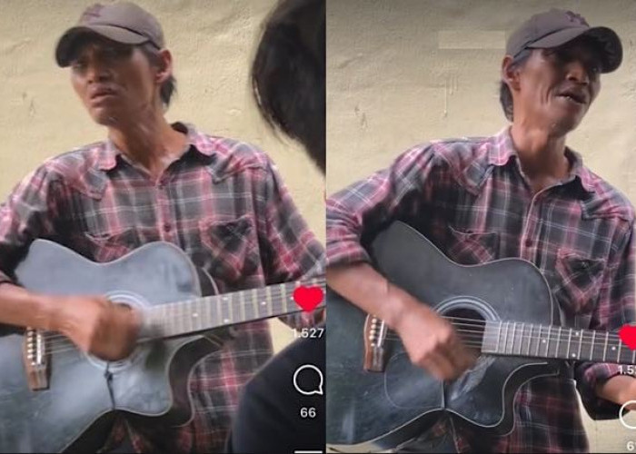 Lagu Ringam Nian Viral Dipoles Pengamen Gaek Palembang, Legend Seniman Jalanan Bus Mahasiswa Unsri Indralaya  