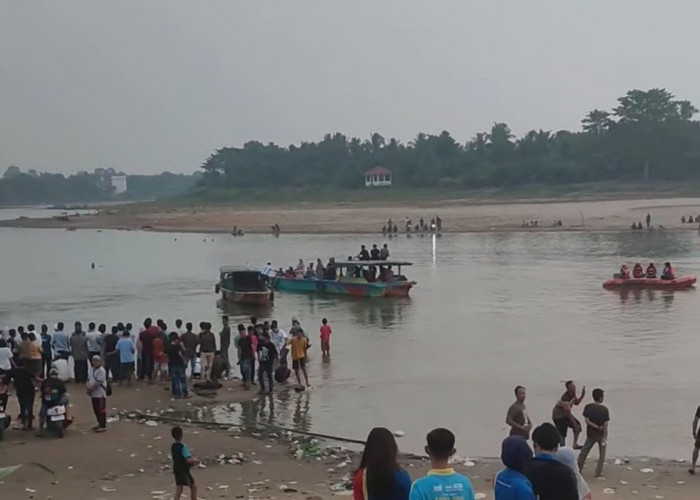Sudah 24 Jam Lebih, Pemuda yang Tenggelam di Sungai Lubuk Rukam Ogan Ilir Belum Ditemukan