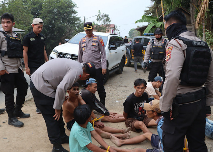 Polres Muara Enim dan BNNK Gerebek 4 Lokasi Sarang Narkoba