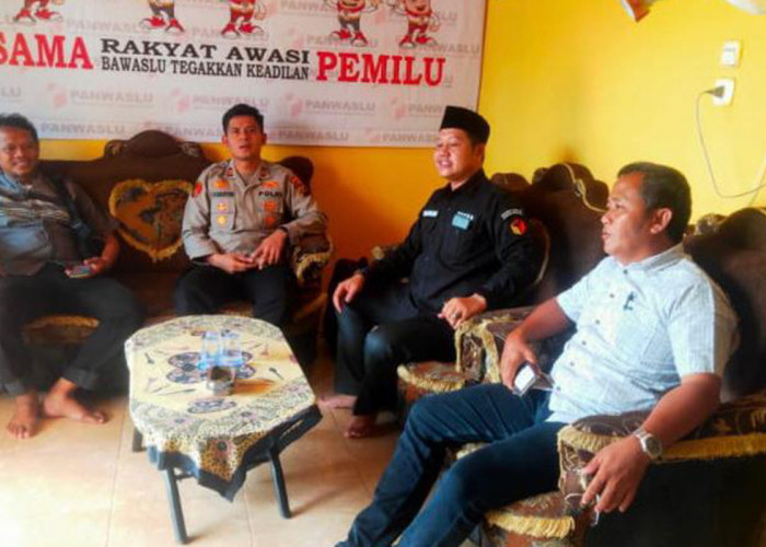 Persiapan Pelaksanaan Pemilu 2024, Polsek Tanjung Lago Koordinasi dengan Anggota Panwascam