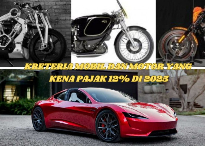 Wajib Tahu Berikut Kreteria Mobil Mewah  Dan Motor Kena Pajak 12% di 2025