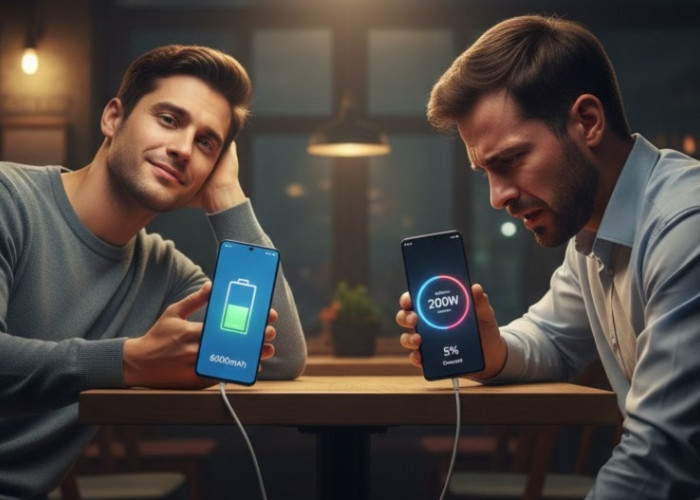 Baterai 6.000 mAh vs 5.000 mAh dengan Fast Charging 200W, Mana yang Lebih Tahan Seharian Tanpa Colok