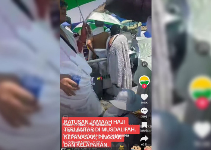 Jamaah Haji Indonesia Kloter 22 Labuhan Batu Utara Terlantar di Musdalifah