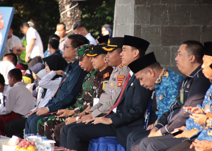 Kapolres OKI Dukung Penguatan Pelayanan Publik dan Pendidikan di Peringatan Hari Otda-Hardiknas