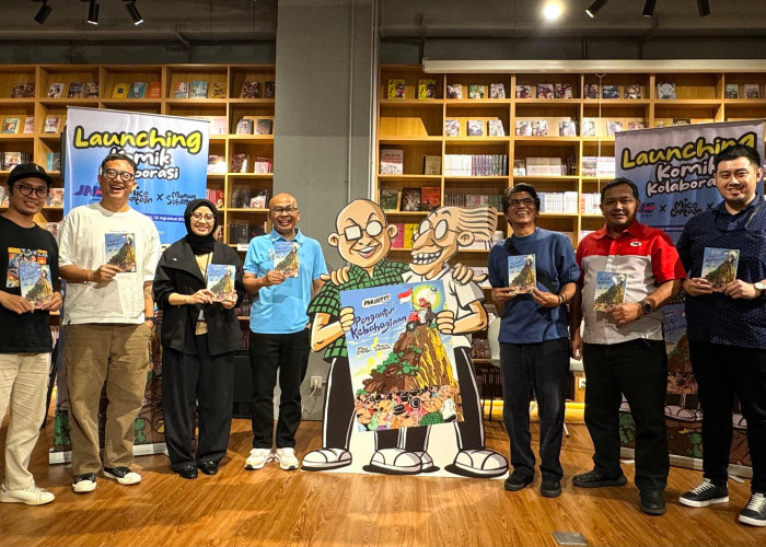 JNE & Penerbit GRASINDO Merilis Komik Pengantar Kebahagiaan:  Kisah Para Kurir yang Menghubungkan Kebahagiaan 