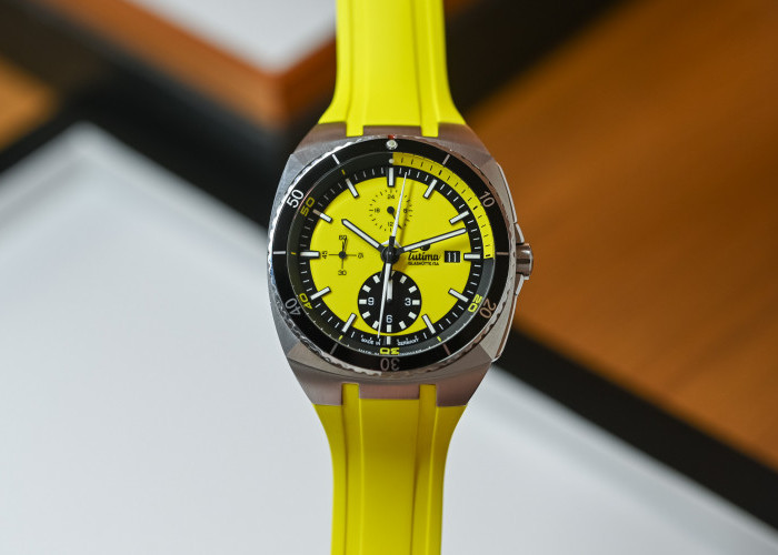 Tutima Meluncurkan Jam Tangan Olahraga yang Dinamis, Saxon One ZSM dengan Warna Kuning