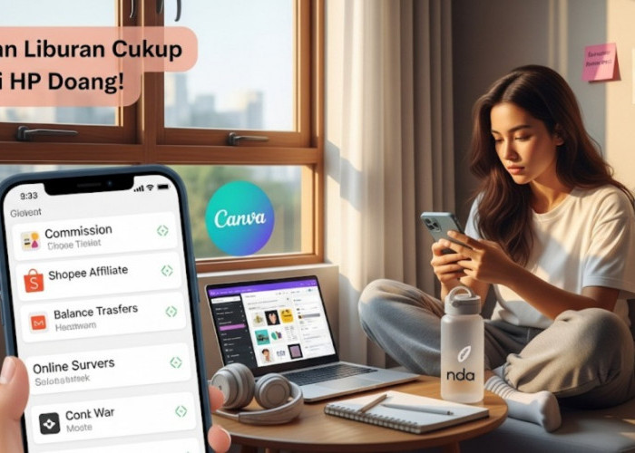 Libur Sekolah 2025, Dompet Gak Kosong! 5 Cara Dapet Uang dari HP Doang!