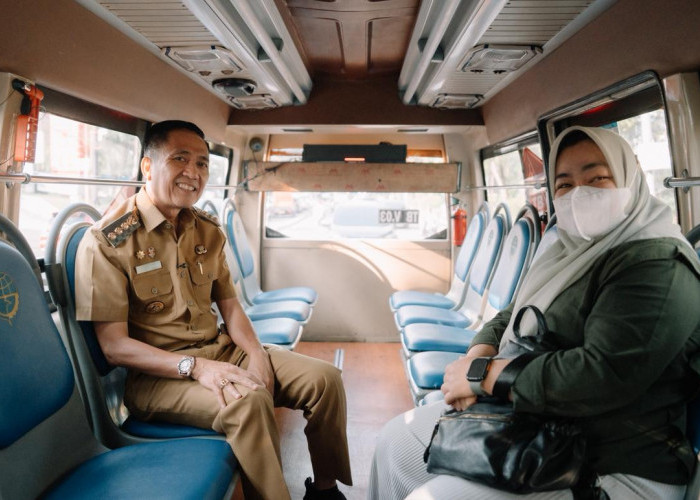 Tepati Janji, Ini Rute Walikota Ratu Dewa Naik Teman Bus Menuju Lokasi Giat Pertama