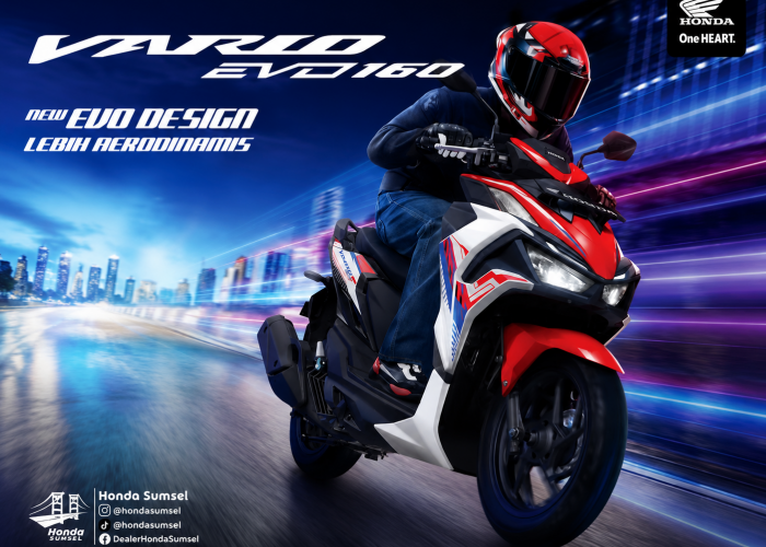 New Honda Vario 160 Hadir dengan EVO Design, Tampil Lebih Sporty dan Aerodinamis