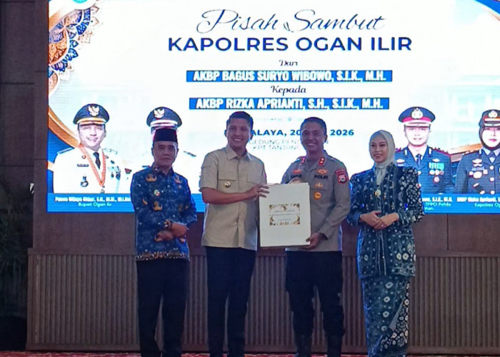 Pemkab Ogan Ilir Gelar Pisah Sambut Kapolres OI, Bupati Panca : Semoga Komunikasi & Koordinasi Terus Terjalin