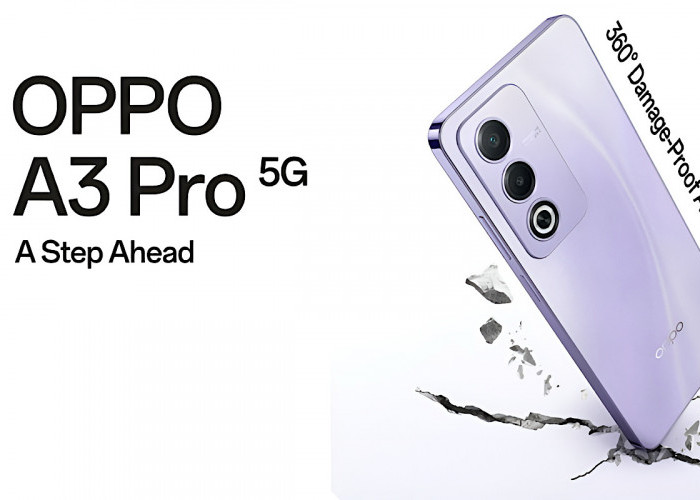 HP ‘Lapis Baja’ Oppo A3 Pro Makin Tambah Kuat Dibonus Gratis Casing Pelindung Khusus Anti Drop Shield