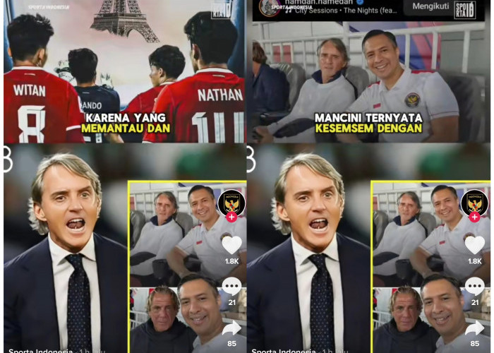 Pemain Timnas Indonesia Muda di Rumorkan Masuk Radar Roberto Mancini, Liga Serie-A Bakal Diisi Marcellino Cs?