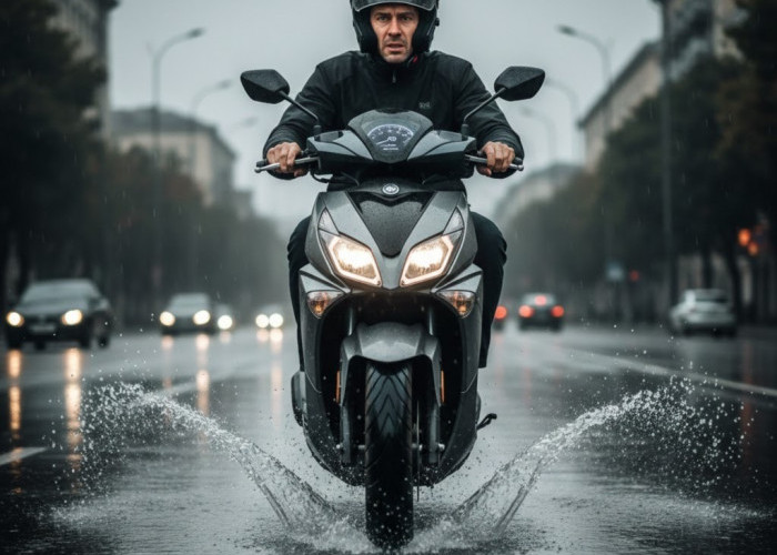 Ban Kurang Angin Bikin BBM Motor Cepat Habis Saat Jalan Licin, Ini Dampak yang Jarang Disadari