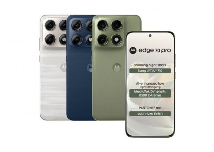 Ponsel Terbaru Motorola Edge 70 Pro Usung Kapasitas Baterai Jumbo 6.500 mAh Dibalut Fast Charging 