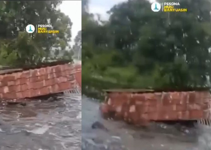 Banjir Landa Daerah Selarai Musi Banyuasin, Motor Hingga Rumah Ikut Terseret