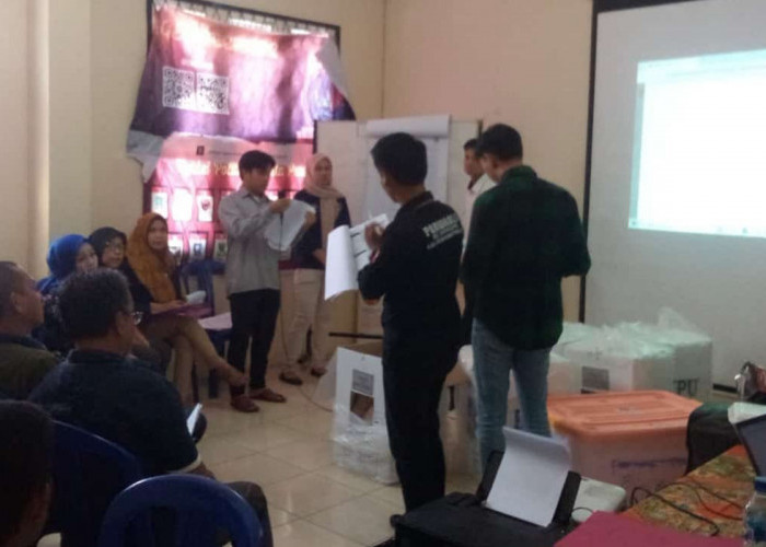 Server Ngadat, Rekapitulasi Perhitungan Suara Pemilu di PPK Kayuagung Terhenti Beberapa Jam