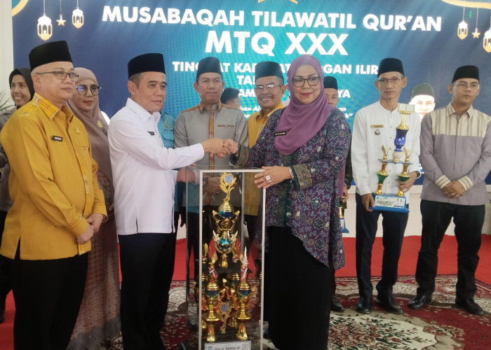 Kecamatan Indralaya Selatan Juara Umum MTQ XXX Tahun 2024 Tingkat Kabupaten Ogan Ilir