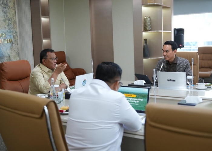 Bupati OKI Minta Dukungan KLH Perkuat Penanganan Karhutla dan Pengelolaan Sampah