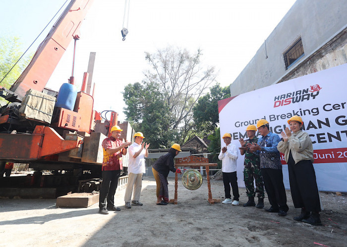 Groundbreaking, Harian Disway Siapkan Gedung Kantor Baru