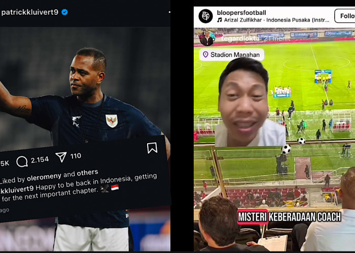 Patrick Kluivert Belum ke Bali, Ternyata Sudah Asyik Duduk di Stadion Manahan Solo