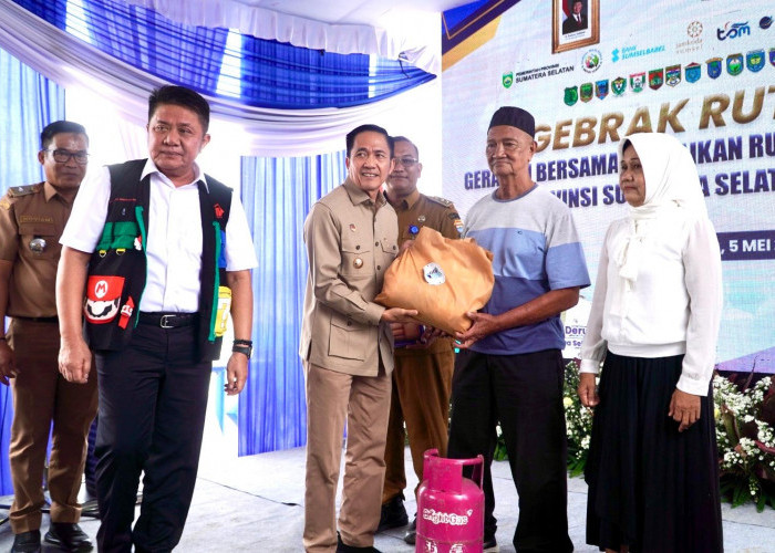 Target 3.067 rumah, Herman Deru dan Ratu Dewa GEBRAK RUTILAHU Sumsel 2026