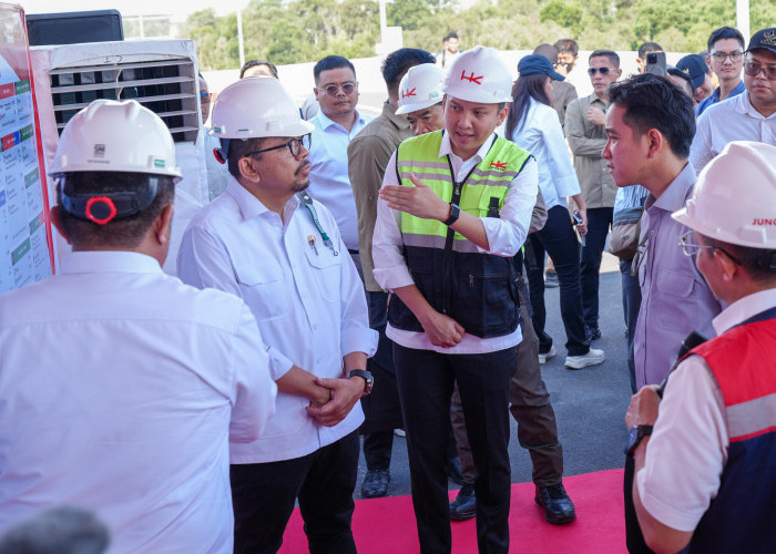 Bupati Ogan Ilir Dampingi Wapres Gibran Tinjau Progres Pembangunan Junction Palembang di Pemulutan
