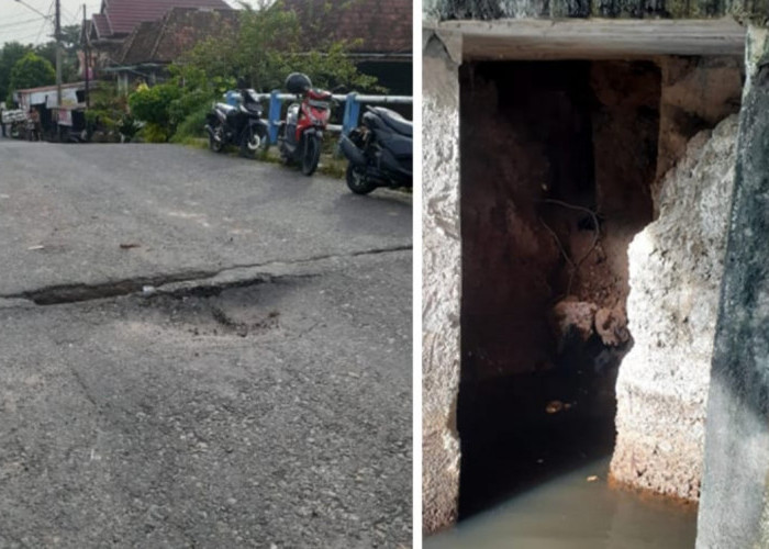  Jembatan Tanjung Alai SP Padang OKI Rusak, Butuh Perbaikan dari Pemerintah