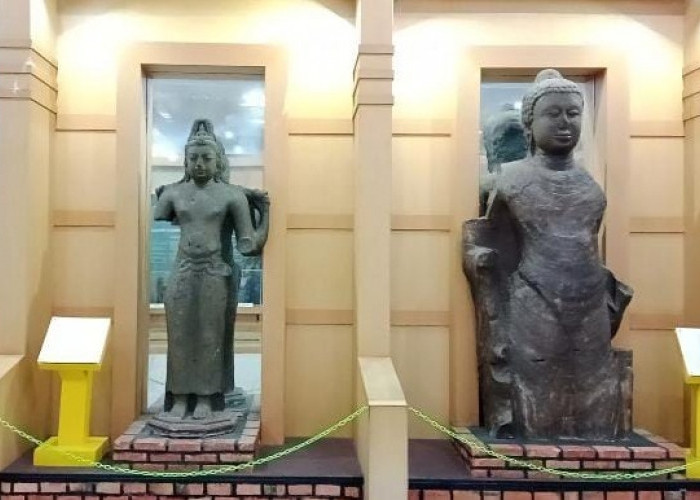 Melihat Benda Peninggalan Kerajaan Sriwijaya di Museum Sriwijaya 