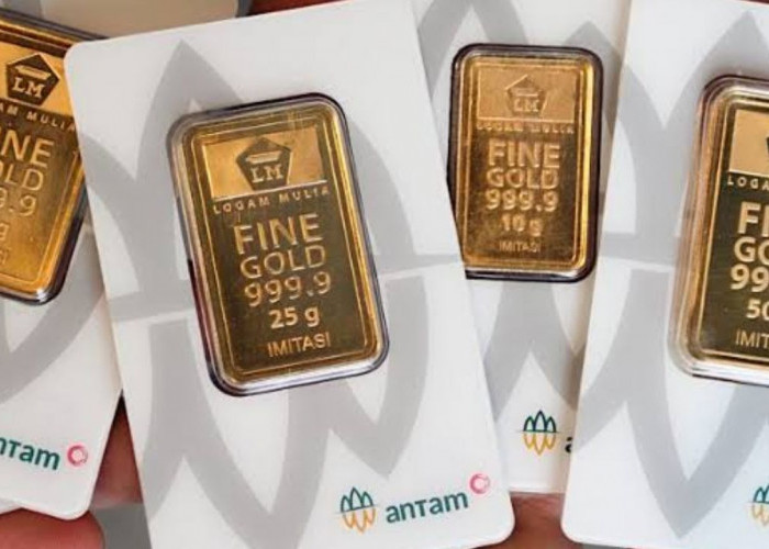 Harga Emas Antam Hari Ini Merosot Rp5.000, Buyback Ikut Turun