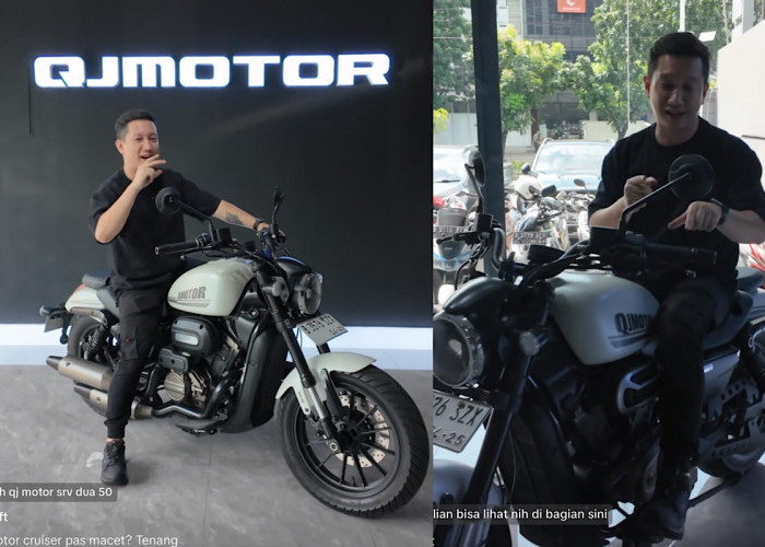 Motor Cruiser QJMotor SRV250 Nyaman Dibawa di Kemacetan Jalan Kota, Sebab Punya Fitur AMT