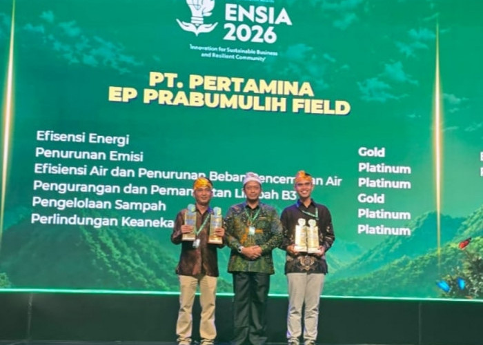 Dorong Operasi Hulu Migas Berkelanjutan, Pertamina EP Prabumulih Raih 6 Penghargaan di ENSIA 2026