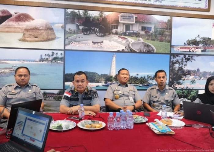 Kanwil Kemenkum Babel Ikuti Technical Meeting Pengukuran Maturitas Kekayaan Intelektual