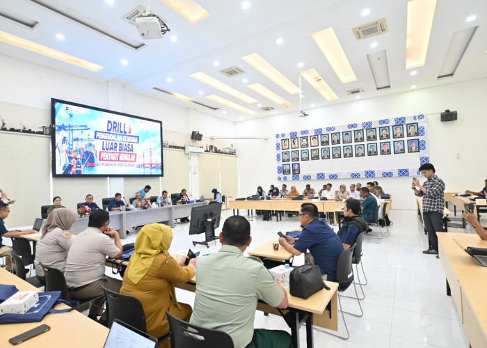 Pelindo Regional 2 Palembang Bersama Balai Kekarantinaan Kesehatan Gelar Drill Pengendalian Penyakit Menular