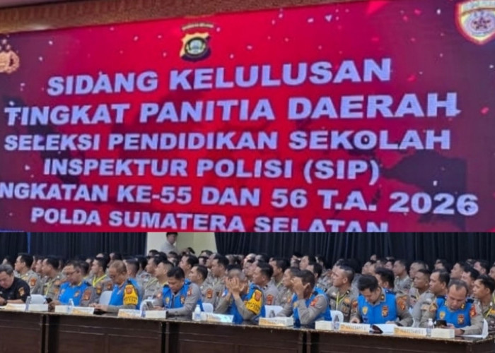 Kapolda Sumsel Pimpin Sidang Kelulusan SIP: Selamat 100 Peserta Dinyatakan Lulus 