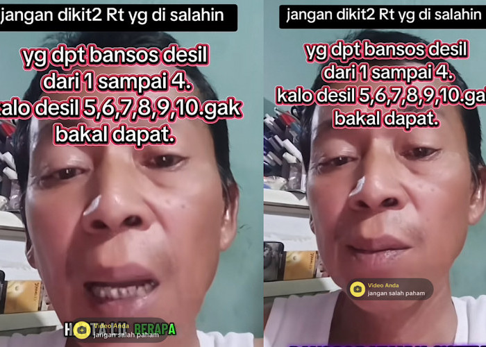 Pria Ini Kesal Ketua RT Selalu Disalahkan Ketika Bansos Malah Dinikmati Orang Kaya