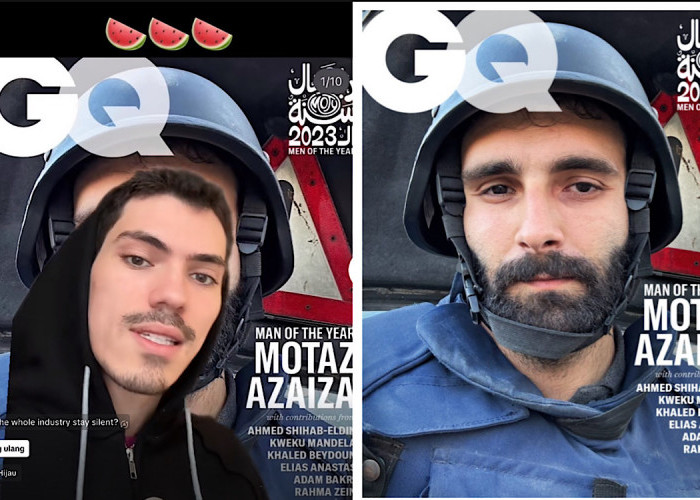 Tak Biasa, Majalah Model Ternama GQ Magazine Pilih Wartawan Palestina Motaz Azaiza Man of The Year 2023