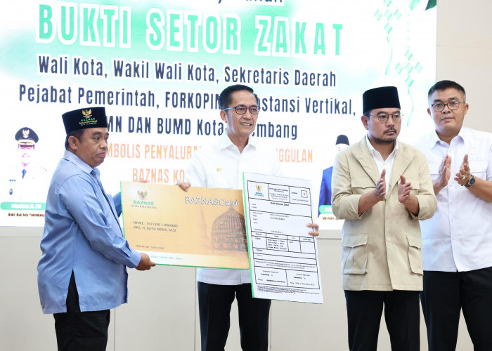 Wali Kota Palembang Ratu Dewa: Salurkan Zakat ke Baznas, Wujudkan Pemberdayaan Umat