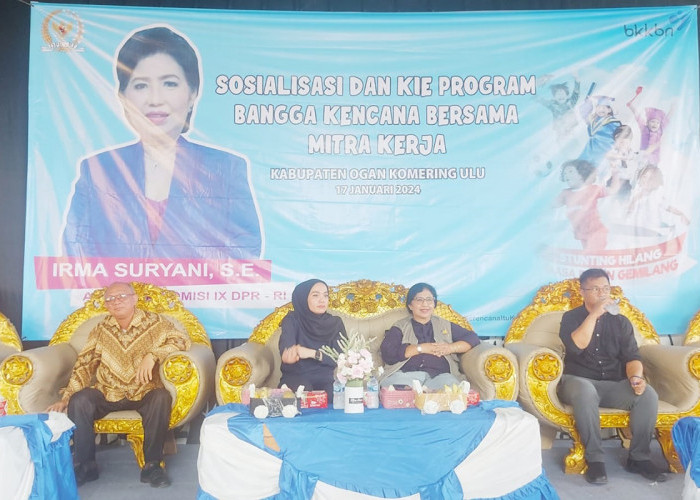 Anggota DPR RI Irma Suryani bersama BKKBN Sosialisasi Program Bangga Kencana dan Pencegahan Stunting di OKU
